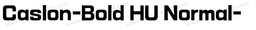 Caslon-Bold HU Normal字体转换